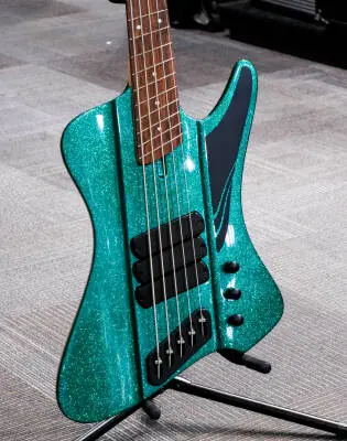 Dingwall Guitars - D-Roc Standard 5-String Electric Bass - Gloss Metalflake Aquamarine 2
